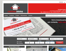 Tablet Screenshot of contextimmo.lu